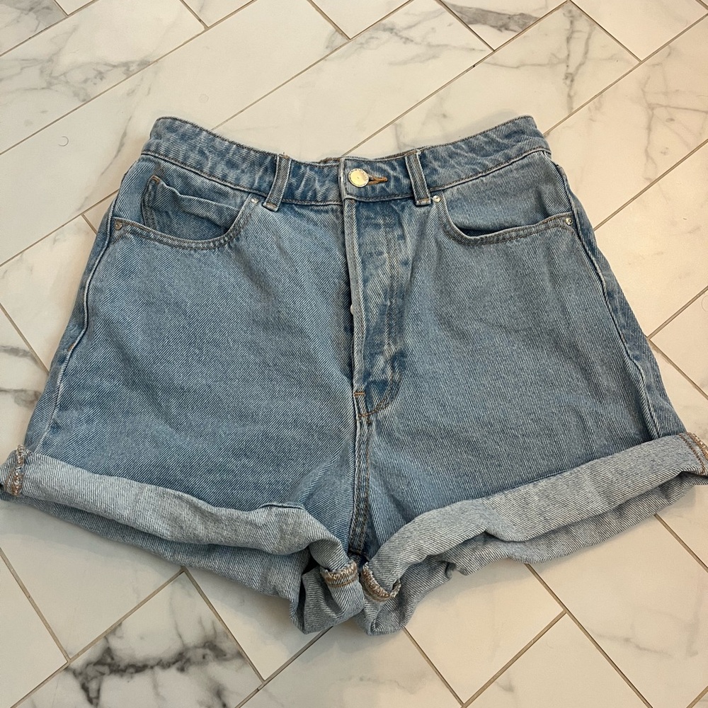 Zara mom jean short